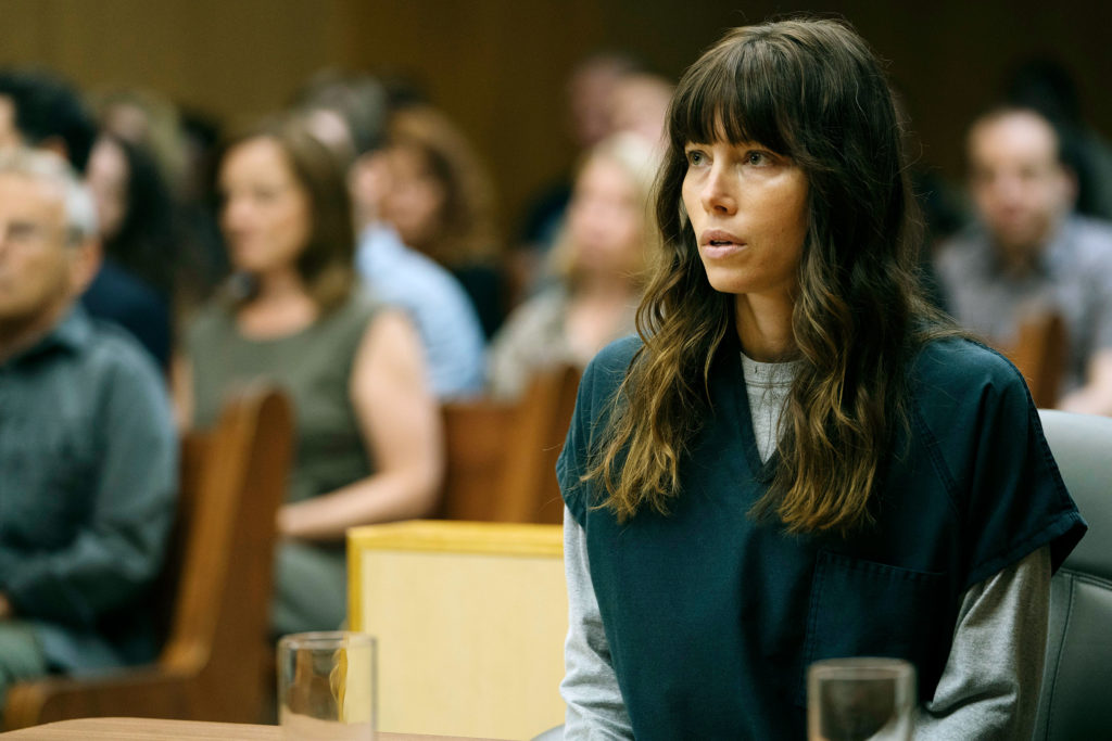 THE SINNER -- "Part VIII" Episode 108 -- Pictured: Jessica Biel as Cora Tannetti -- (Photo by: Peter Kramer/USA Network)