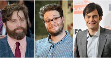 Zach Galifianakis, Seth Rogen ve Bill Hader, 