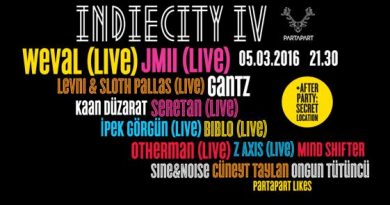 Partapart’ın tek gecelik festivali “Indiecity IV”, bu cumartesi Salon İKSV’de