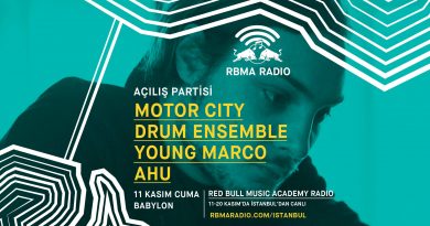 Motor City Drum Ensemble, Young Marco ve Ahu, RBMA Radio İstanbul açılış partisi için yarın Babylon'da