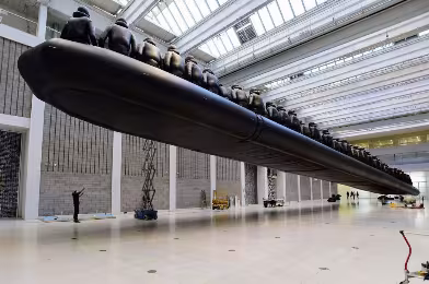 Ai Weiwei'nin mülteci kampı temalı sergisinden ilk görüntüler