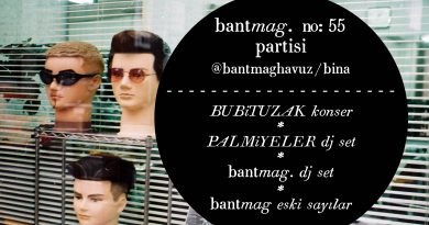 Bant Mag. No:55’i Bubituzak ve Palmiyeler’le 4 Mart akşamı Bant Mag. Havuz / Bina’da kutluyoruz