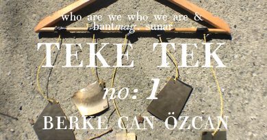 Who Are We Who We Are ve Bant Mag. sunar: Teke Tek No:1 / Berke Can Özcan