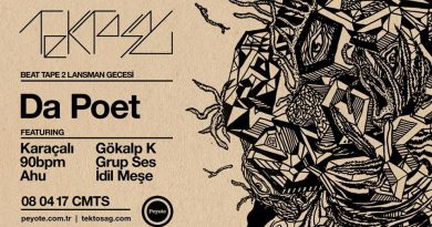 Da Poet’in “Beat Tape 2” albümünün lansman partisi bu cumartesi Peyote’de