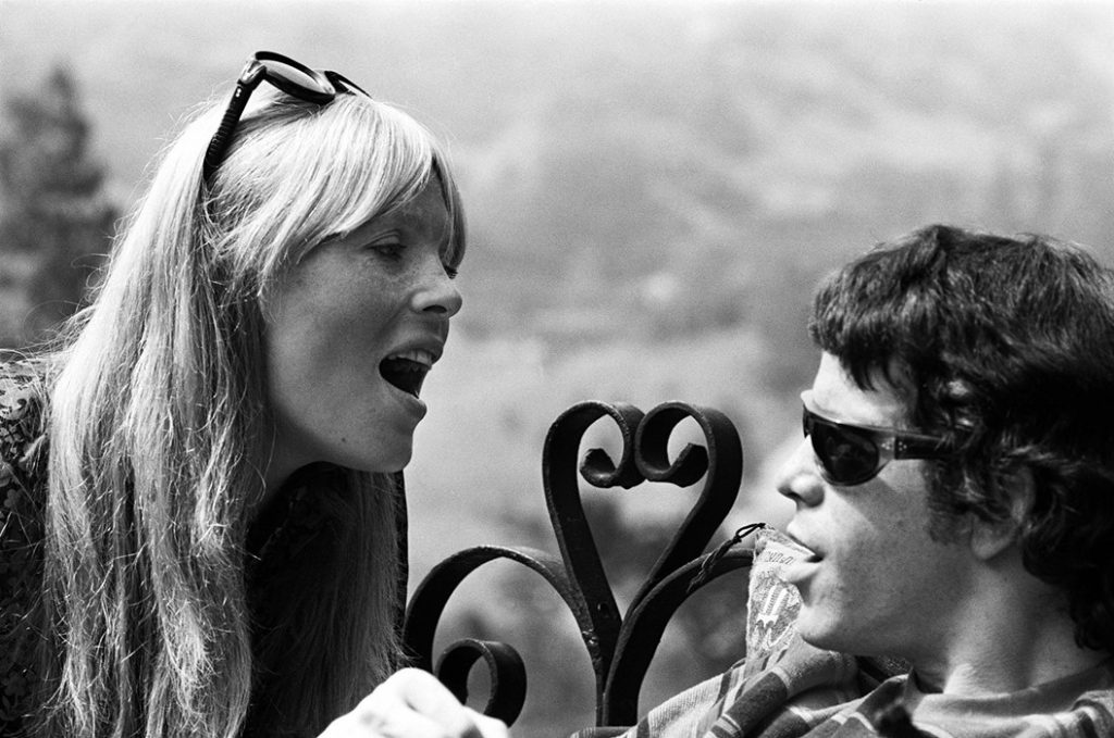 Nico and Lou Reed at Castle, Los Angeles, 1966© Lisa Law