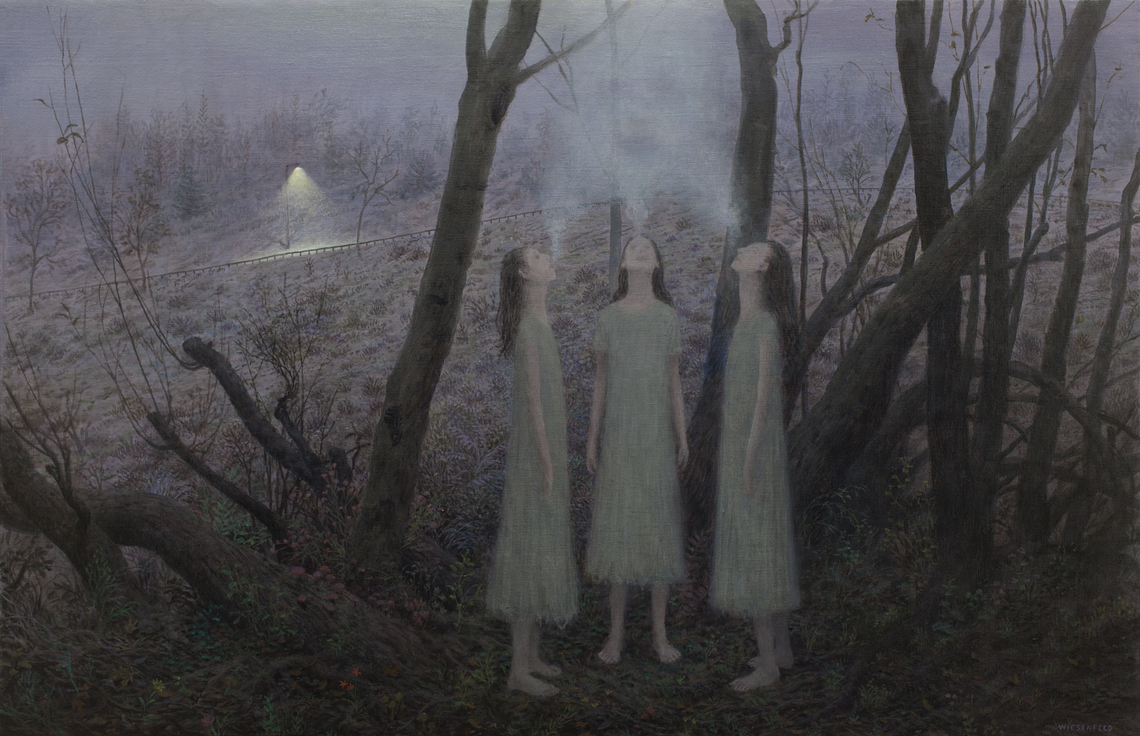 Картина мистика. Aron Wiesenfeld художник. Арон Вайзенфелд картины. Арон Визенфельд глубокий лес. Арон Визенфельд призрак.