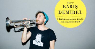 Barış Demirel, 6 Kasım’da Bant Mag. Havuz / Bina’da