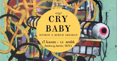 Biyikof ve Kerem Ardahan, “Cry Baby” sergisiyle Bant Mag. Havuz/Bina’da