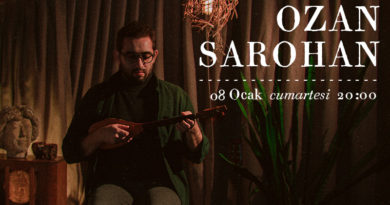 Ozan Sarohan 8 Ocak’ta Bant Mag. Havuz / Bina’da