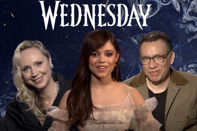 VIDEO: Wednesday röportajı | Jenna Ortega, Gwendoline Christie, Fred Armisen ve dahası