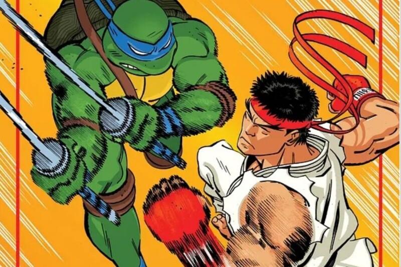 Ninja Turtles, bu sefer Street Fighter’a karşı