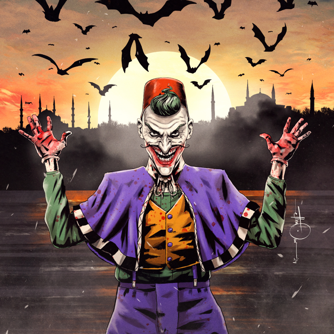 Keriz Boyacısı: 19. yüzyıl sonları, İstanbul, sahnede JOKER - bant mag