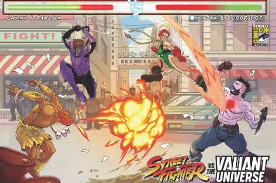 Street Fighter, Valiant evrenine meydan okuyor