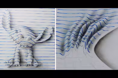 J. Desenhos'tan kara kalem 3D çizimler!
