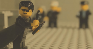 ”The Matrix”in ünlü lobi sahnesi, LEGO’larla yeniden canlandırıldı!